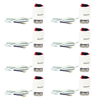 8X Ventilantrieb Stellantrieb 230V Stromlos Geschlossen M30X1,5 FußBodenheizung