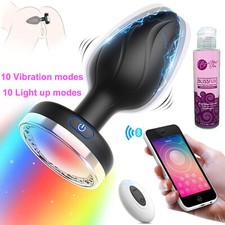Anal Butt Plug Vibrator G-spot Male Prostate Massager Sex Toys for Women Men