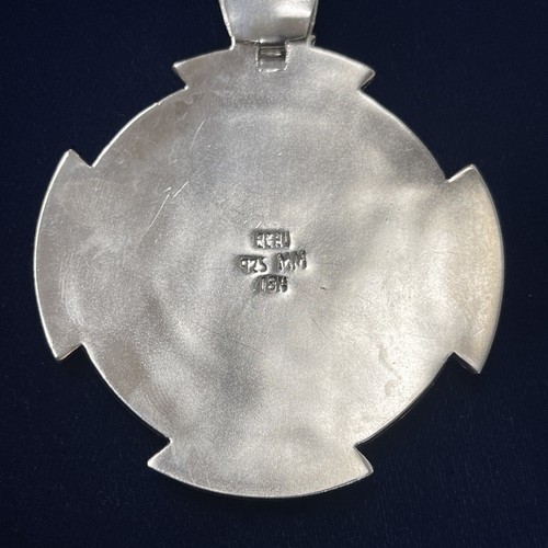 Peruvian Enamel Pendant with Necklace - Picture 11 of 12