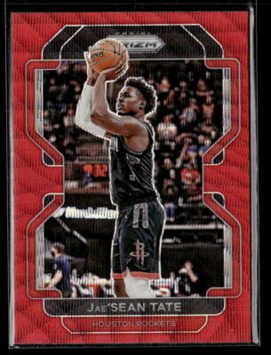 Jae'Sean Tate - 2021-22 Panini Prizm Ruby Wave #93 Houston Rockets