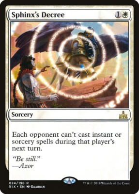 MTG FOIL Sphinx s Decree Magic The Gathering