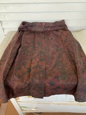 Vintage Casual Corner size 12 women's skirt pockets floral print 80's