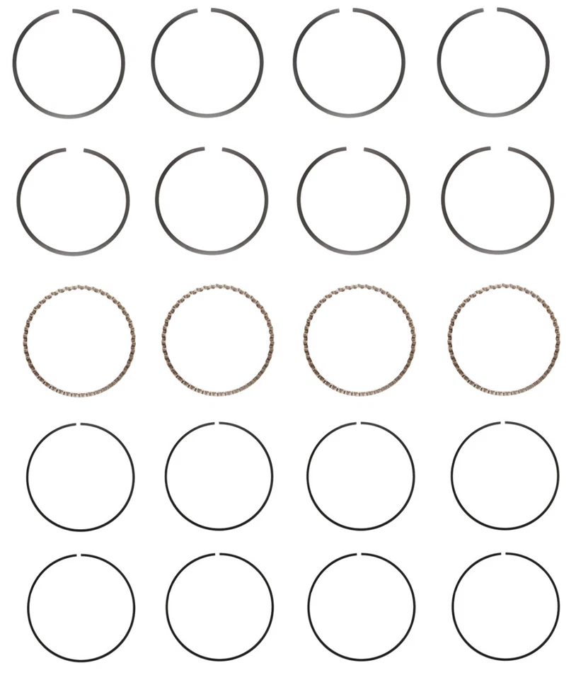 Enginetech RMTO2.4P | Комплект повторного кольца премиум-класса для 95–04 Toyota 2,4 л/2438 L4 2RZFE - Изображение 3 из 4