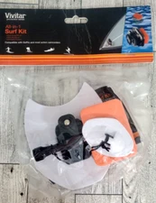 Surf board Kit Camera Attachment by Vivitar GoPro Compatible, All In One