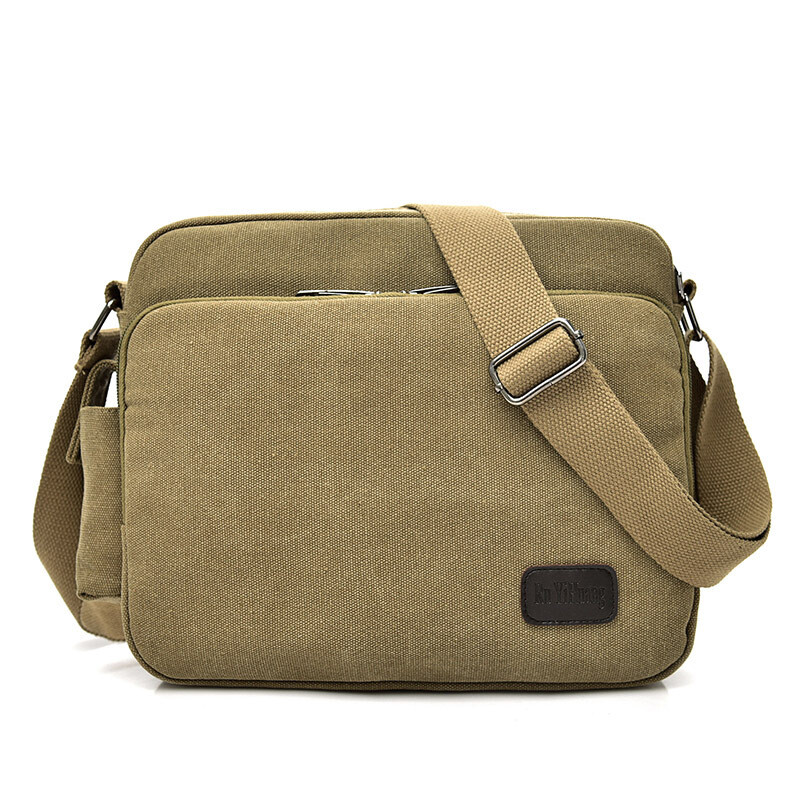 Mens Canvas Shoulder Tote Multifunction Messenger Kit Bags Casual Vintage
