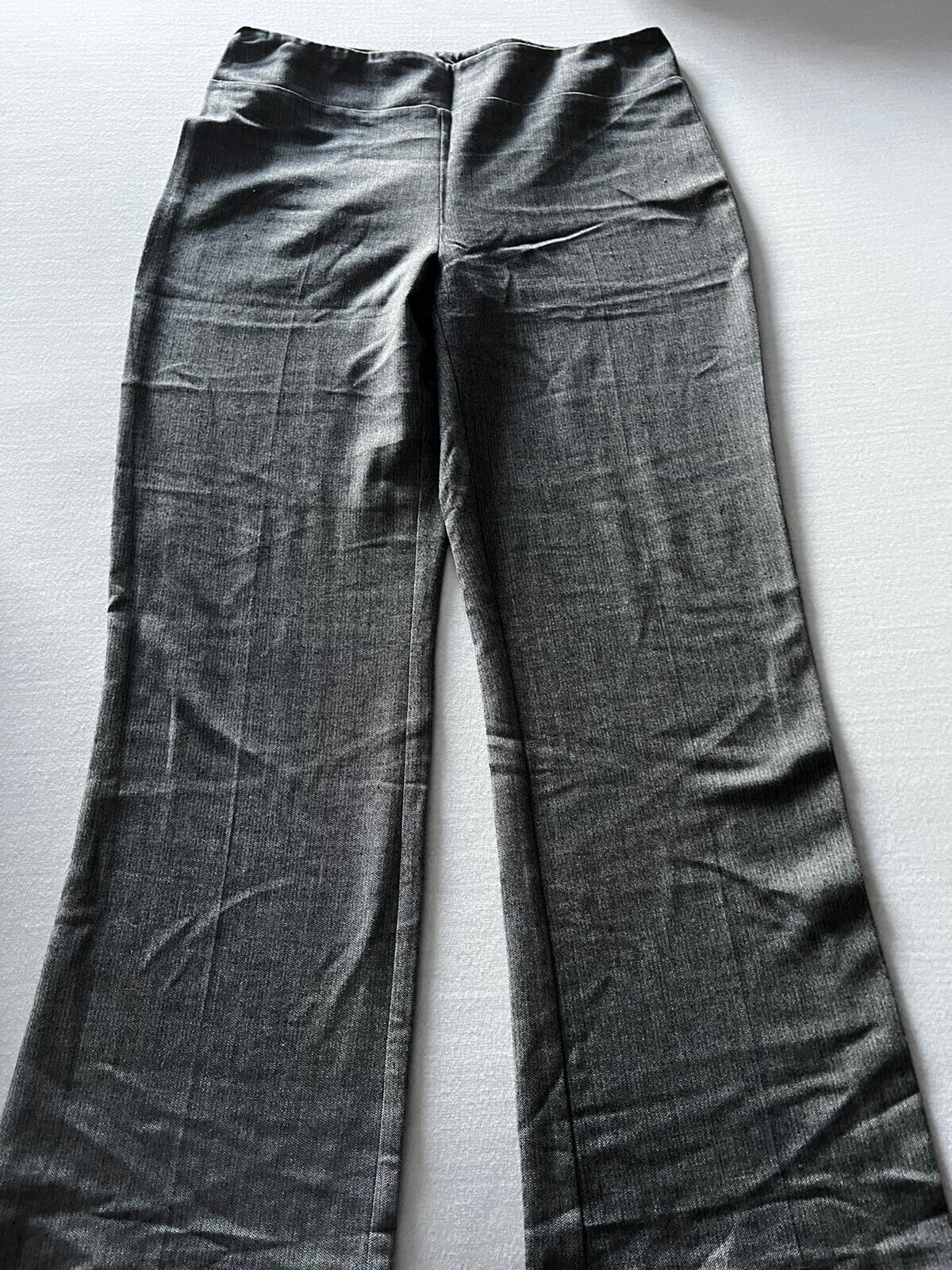 Chapter One Womens Gray Slim Fit Stretch Pants With Elastic Waist L