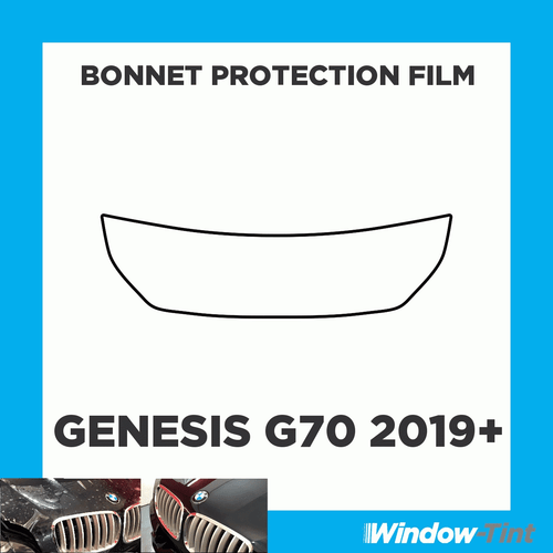 Per Genesis G70 19+ Pellicola Protettiva Antigraffio PPF Cofano TRASPARENTE - Foto 1 di 3