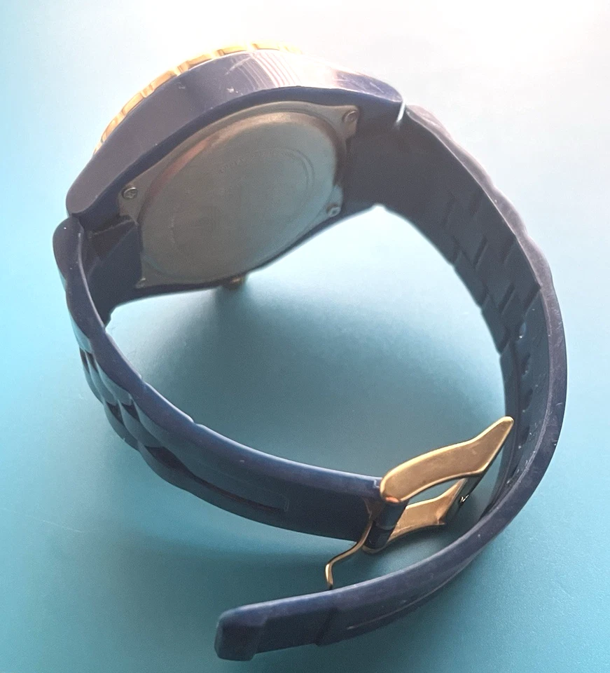 Adidas Originals ADH2026 Blue Dial Watch With Gold-tone Bezel And Blue Strap - Image 4 of 4