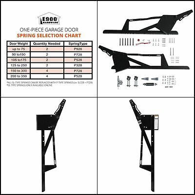 Garage Door Hardware Kit Universal One Piece Heavy Duty Steel Construction Home Ebay