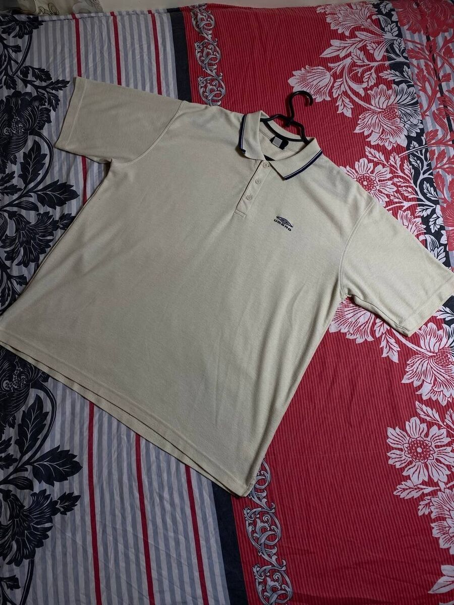 Vintage Umbro Polo Shirt Men's 2XL T-shirt Short Sleeve Vintage Umbro Polo Shirt Men's 2XL T-shirt Short Sleeve
