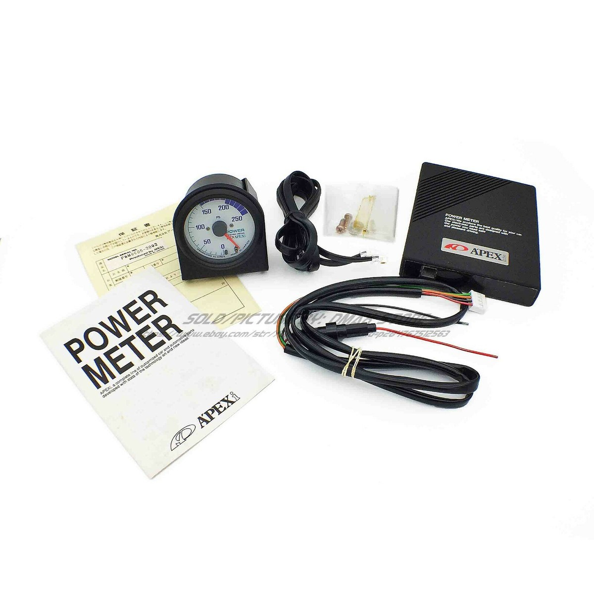 NEW APEXi POWER METER 250ps GAUGE FOR HONDA MITSUBISHI TOYOTA 