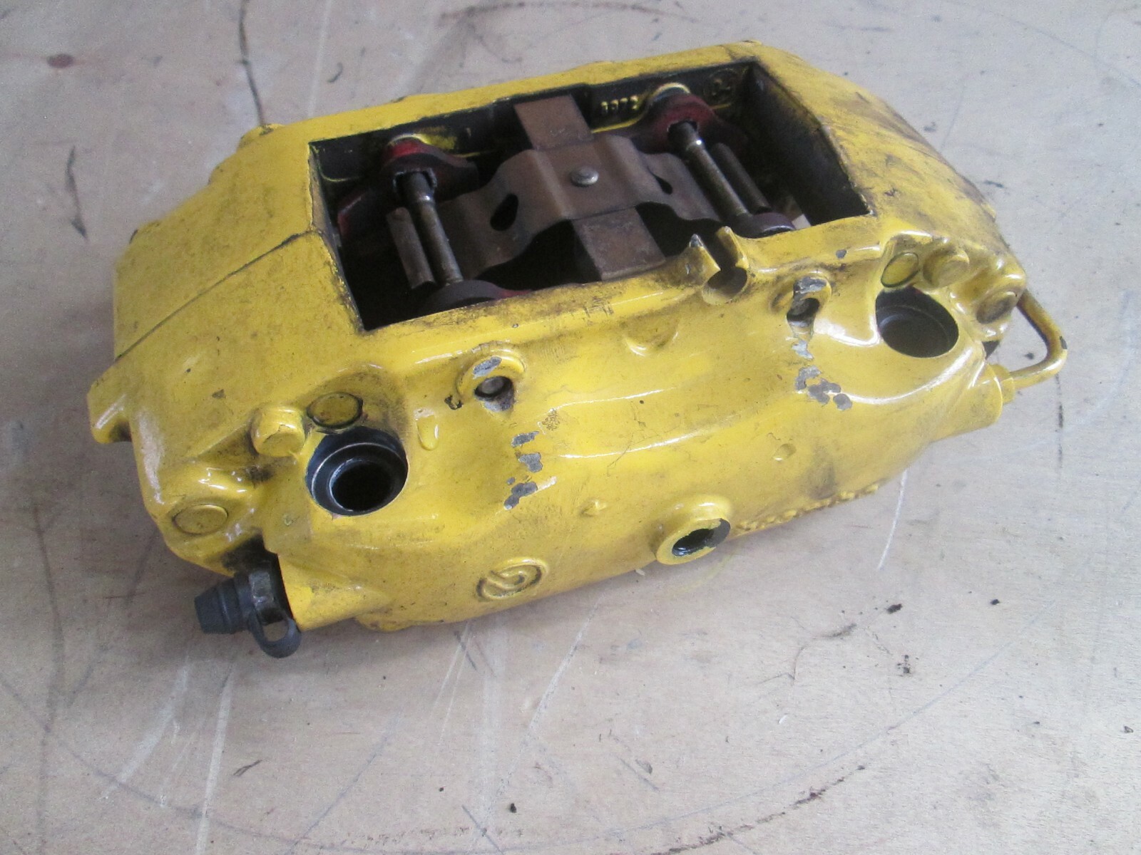 Ferrari 430 Coupe, Spider - RH Front Brake Caliper / Non CCM (Red) - P/N 228000