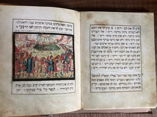 PASSOVER HAGGADAH FACSIMILE w/ SLIPASE 1733 Darmstadt, Germany JUDAICA HISTORY - Picture 2 of 4