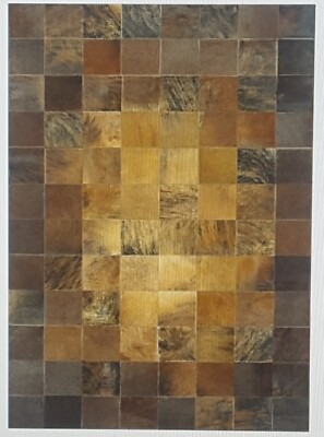 NWT $3,469 NEW Couristan Chalet 0348/1579 Cowhide Area Rug Handwoven 9'4''x13'4''