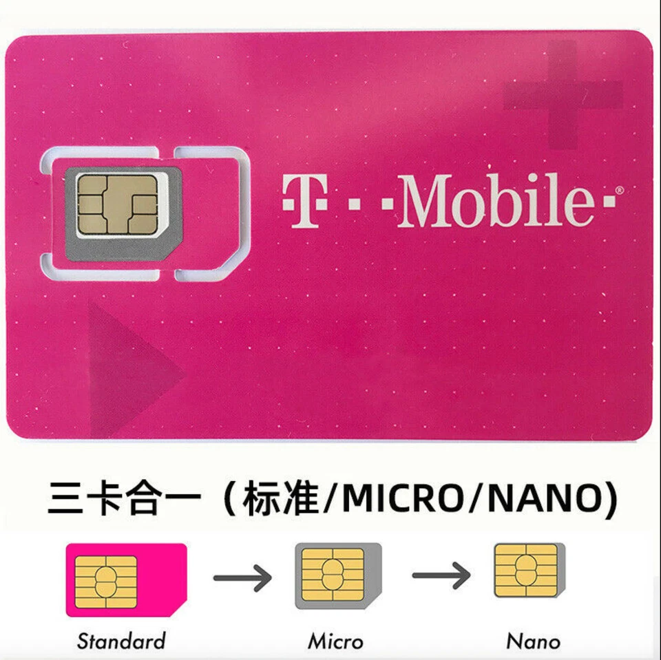 T-Mobile $3/Month Pay As You Go Plan+Sim Card with Talk,Text ($0.1/call or text) - Image 4 of 4
