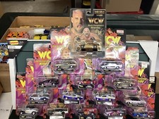 VINTAGE WRESTLING 1/64 cars RACING CHAMPIONS ( 15 WCW ) cars