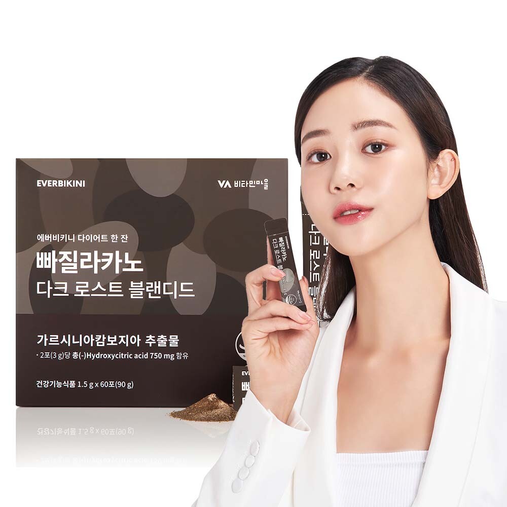 Everbikini Slimming Coffee Dark Roast Diet 60 sticks Korean Fat