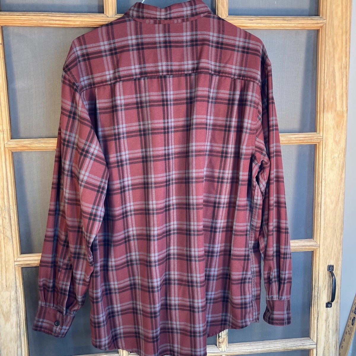Wolverine: Men's LS Shirt, Sz XL, Red Plaid Flannel | eBay