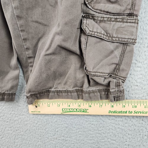 Lee Dungarees Cargo Shorts Boy's 14 Regular Brown Canvas Outdoor Skater Baggy - Picture 7 of 9