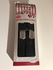 Bretelle Wenco Gentleman nere, 120 cm, nuove imballo originale + regali + borsa omaggio