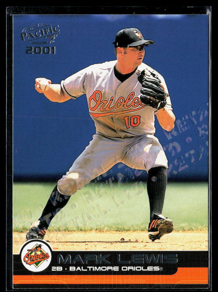 Mark Lewis 2001 Pacific Retail LTD #55 #/85 Slightly Touched Corners SN