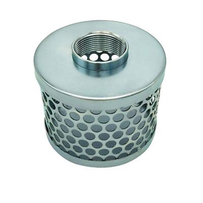Round Hole Suction Strainers for Pump Plated Steel 1.5''