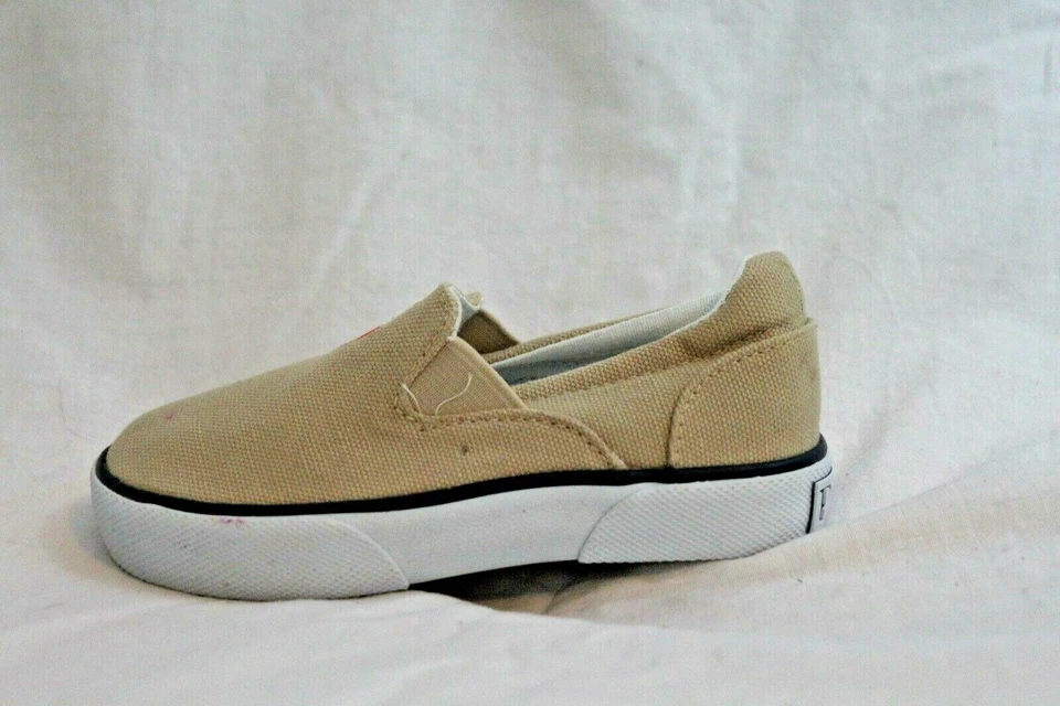 Polo Ralph Lauren Mansheim мальчиков ясельного возраста поскользнуться на хаки холст туфли Рекомендуемая розничная цена производителя $50 новый - Изображение 4 из 4