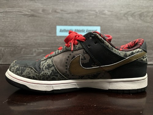 Nike SB Dunk Low Premium SBTG Sabotage 2006 Black Red Men's Size 9 313170 201 - 第 14/21 張圖片