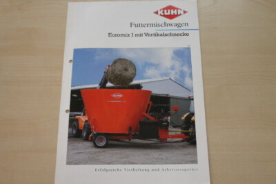 157817) Kuhn feed mixer Euromix brochure 06/2000