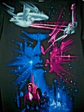 New STAR TREK III: SEARCH FOR SPOCK 1984 SPACE MOVIE LEONARD NIMOY FACE SHIRT~S