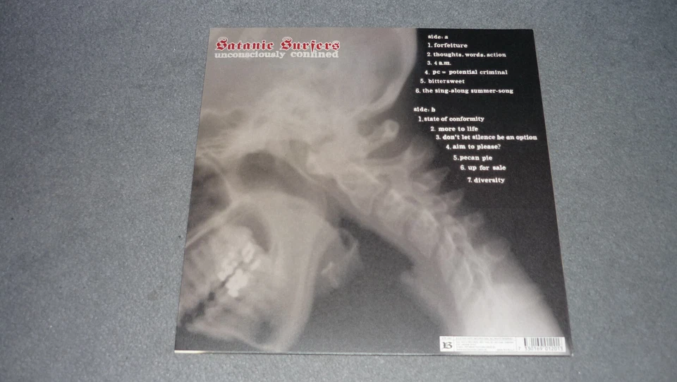 Satanic Surfers - Unconsciously Confined-Bad Taste 1201 Sweden 2002 Insert-VG+ - Bild 3 von 4