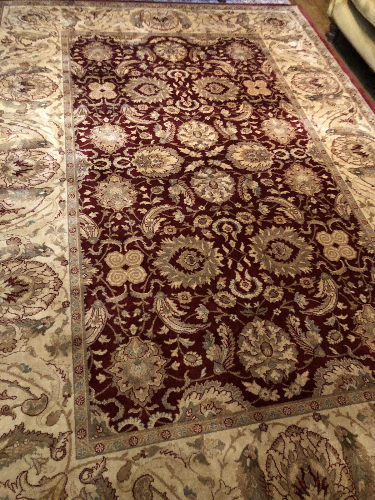 Beautiful Extra Large Pure New Zealand Wool Royal Keshan John Lewis Rug eBay