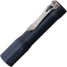 Focus Works EDC F2 Flashlight Blue-Gunmetal Aluminum Rechargeable Qlite Driver