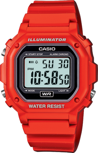 Casio Watch  (2) Men 42mm Red and black  Alarm Digital Day Date WR Casio Men main image 4