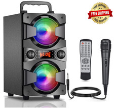 Bocinas Bluetooth Grandes Para Fiestas Con Microfono Para Karaoke De 60 W 2023