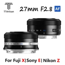 TTArtisan 27mm F2.8 AF APS-C Auto Focus Lens for Fuji FX X Sony E-mount Nikon Z