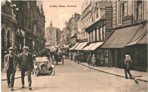 Postcard postcard United Kingdom Norwich London street Old Tacot 1922 VM69447