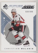 2018-19 SP Authentic Future Watch 550/999 Christian Wolanin #181 s0w