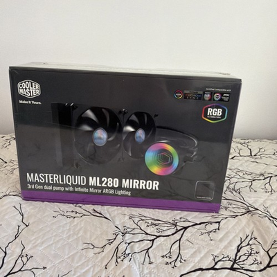 #ad #ad Cooler Master MasterLiquid ML280 AIO Liquid CPU Cooler New $74.98