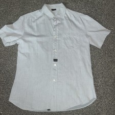 Men’s Beautiful D&G Short Sleeve Shirt Used In Good Condition Size M Light Blue