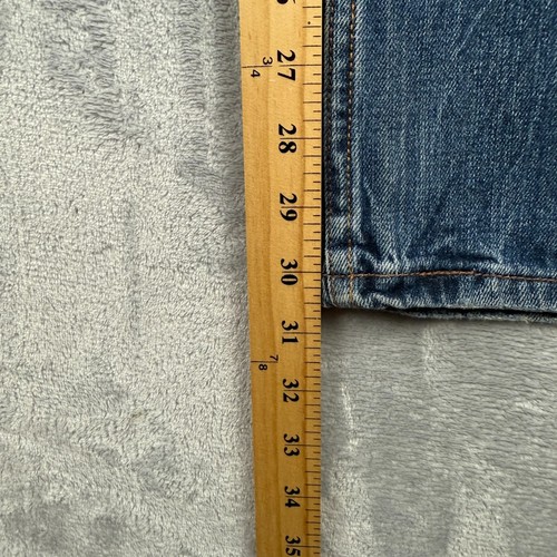 Jeans Levis Para Hombres 31x30 Azul 527 Bootcut American Cowboy Rodeo Denim Lavado Oscuro - Imagen 11 de 13