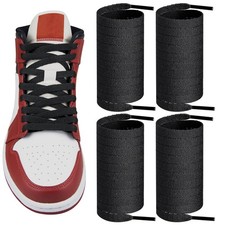 Endoto 2 Pairs Shoelaces for Air Jordan 1/2/3/4/5/6/7/8 Replacement Flat Poly...