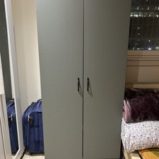 SALE Riano 2 Door Wardrobe Cupboard Clothes Rail Storage Bedroom Furniture