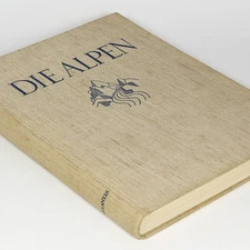 Alps 1920s German Photo Book w/350+ gravure pics Mountains Alpinism Europe Snow