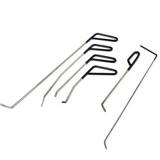 6pcs Car Dent Repair Tool Kit Puller Rod Hooks Hammer Hail Removal Set