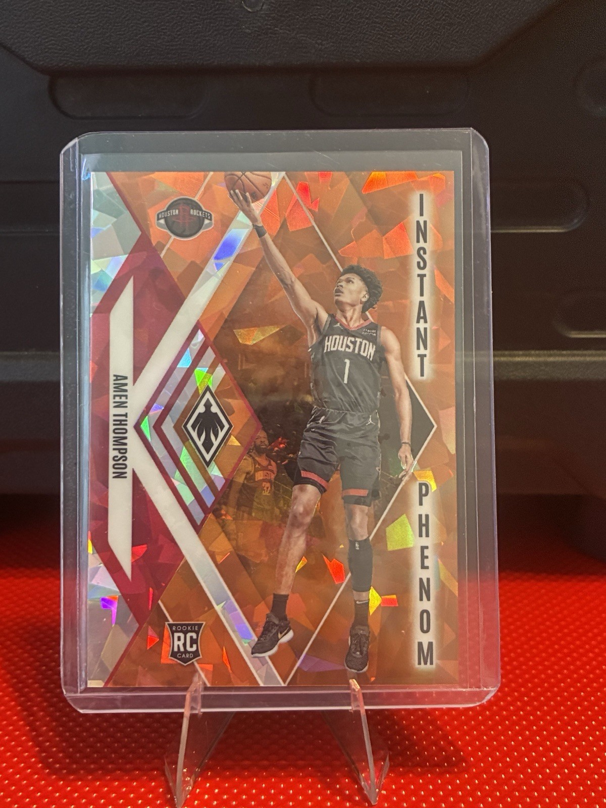 2023-24🔥/249-Panini Phoenix - Instant Phenom Amen Thompson #22 Orange Ice(RC)!!
