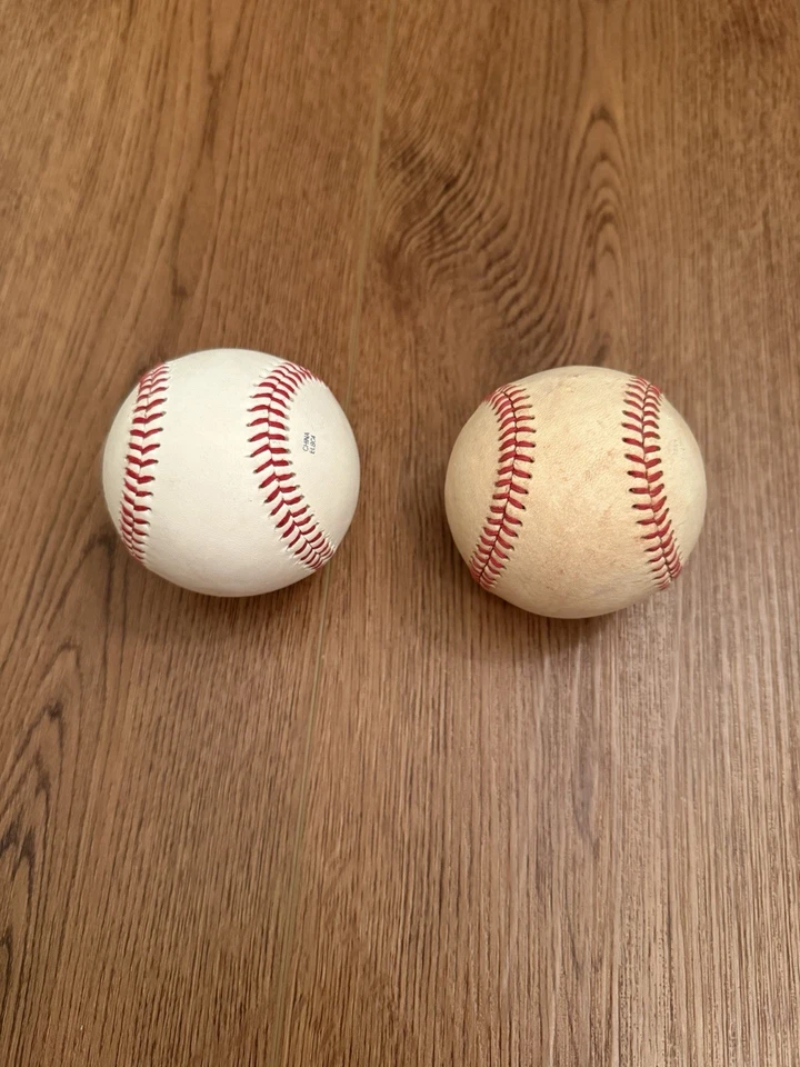 2 Balones Oficiales Rawlings MiLB MIDWEST LEAGUE. Variaciones raras y vintage. Foto 3 de 4