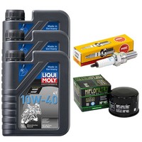 ÖL Inspektion Set ÖLfilter 3L ZüNdkerze FüR Kymco Xciting 500 Xciting500 2005-06
