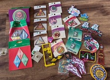 Girl Scout Brownie Junior Patches Pins Bronze Journey Fun Patches Lot