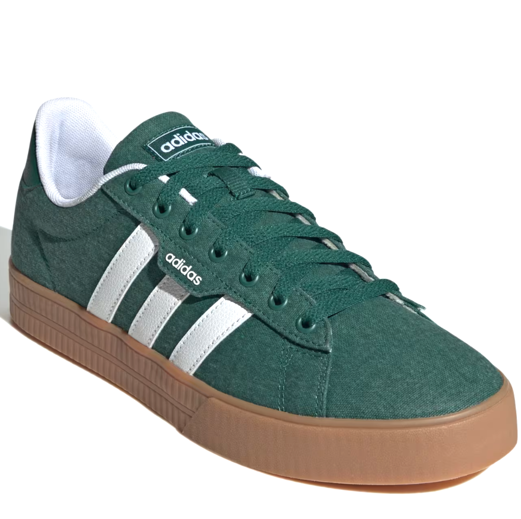 ADIDAS DAILY 3.0 SIZE 8.5/9/9.5 GREEN GUM MEN'S SHOES